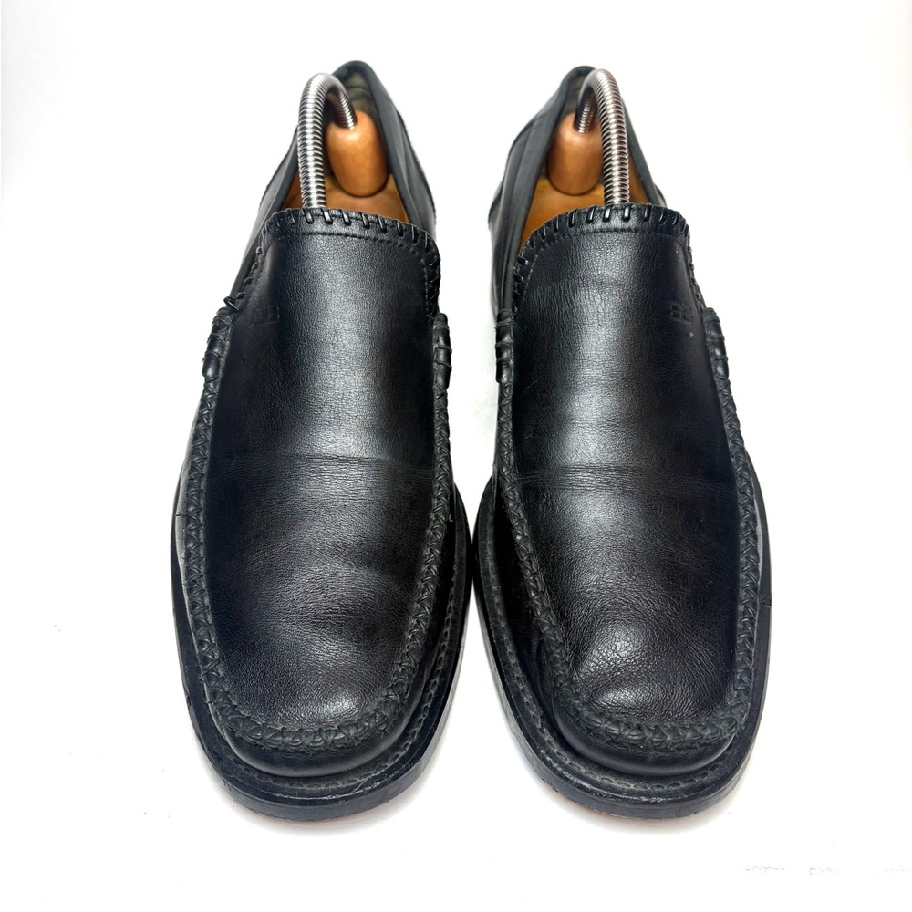 Balenciaga Italian Black Leather Driving Loafer | 9 - Picture 4 of 12